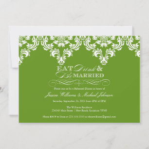 Eat Drink & Be Married Invitation