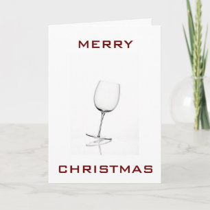 EAT DRINK BE MERRY-CHRISTMAS HOLIDAY CARD