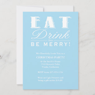 Eat Drink Be Merry Invitation