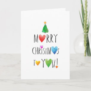 EAT, DRINK & BE MERRY / MERRY CHRISTMAS TOO~ HOLIDAY CARD