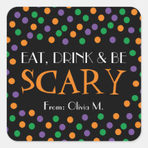 Eat Drink & Be Scary Halloween Candy Trick Treat