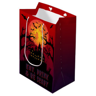 Eat, Drink & Be Scary Halloween Medium Gift Bag