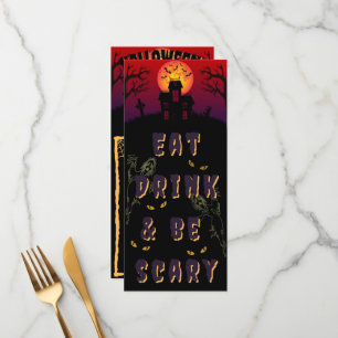 Eat, Drink & Be Scary Halloween Menu