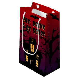 Eat, Drink & Be Scary Halloween Small Gift Bag