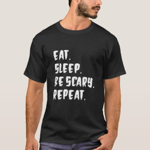 Eat Drink Be Scary Repeat Spooky Halloween Witch C T-Shirt