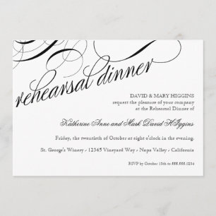 Eat, Drink Get Married Rehearsal Dinner Invites