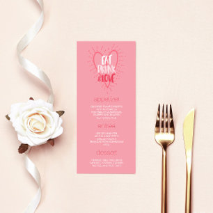 Eat Drink Love Valentine's Day Dinner Party Menu