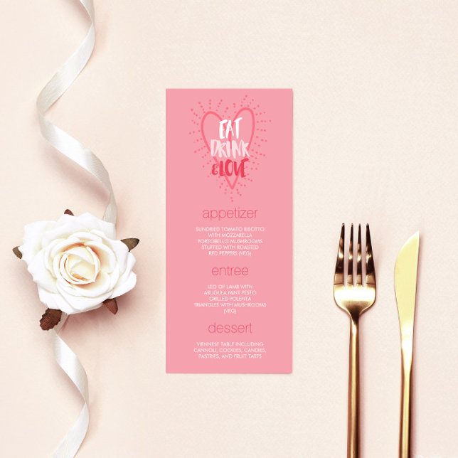 Eat Drink Love | Valentine's Day Dinner Party Menu (Creator Uploaded)