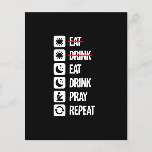 Eat Drink Pray Repeat - Mode On (Front)