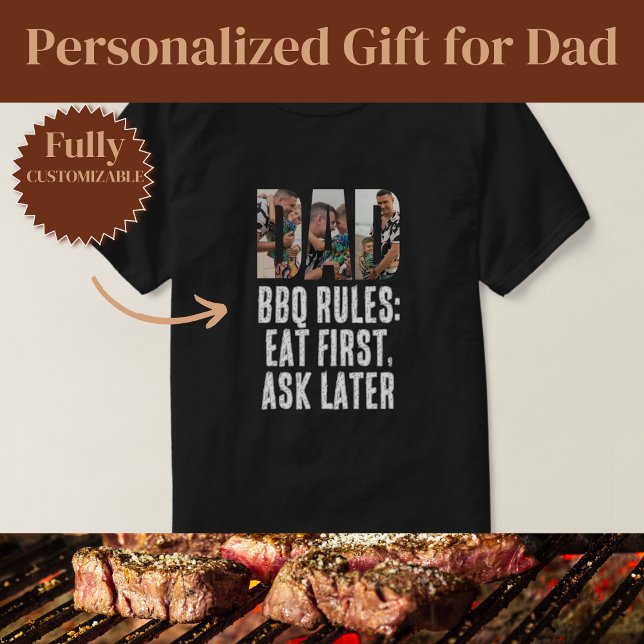 Eat First Dad BBQ Funny T-Shirt (Eat First Dad BBQ Funny T-Shirt)