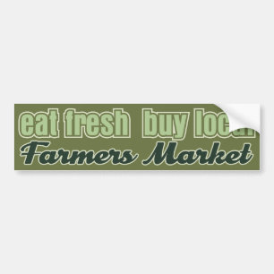 Eat Fresh Farmers Market Bumper Sticker