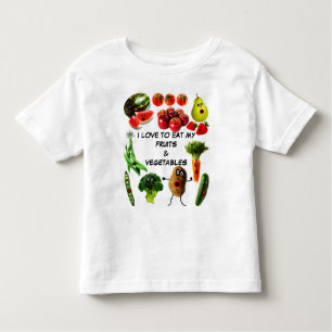 Eat Fruits and Vegetables Toddler T-Shirt