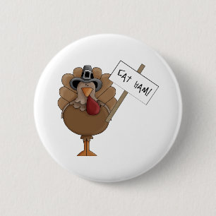 Eat Ham 6 Cm Round Badge