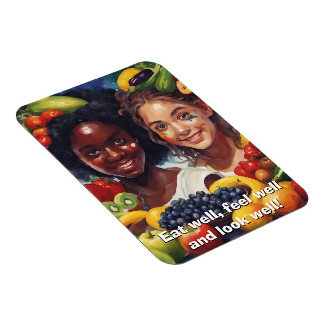 Eat Healthy  Magnet (Right Side)