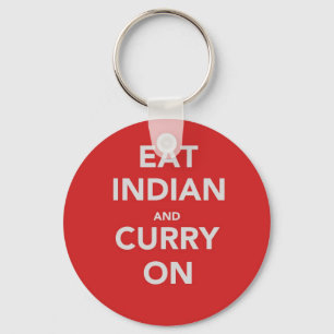 Eat Indian and curry on Key Ring