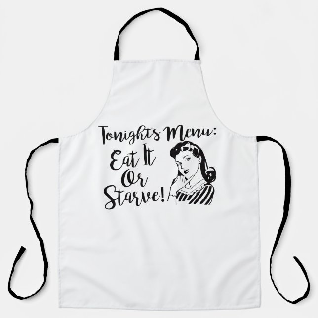 Eat it or Starve Apron (Front)
