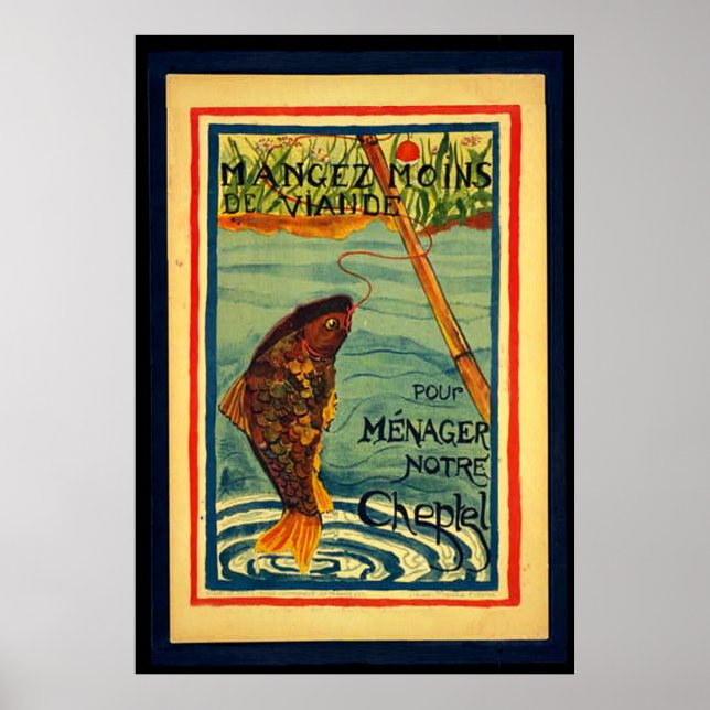 Eat Less Meat to Save Our Livestock Poster (Front)