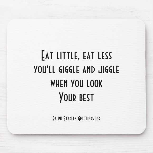 Eat little mouse pad (Front)