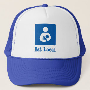 Eat Local Breastfeeding / Nursing Icon Trucker Hat