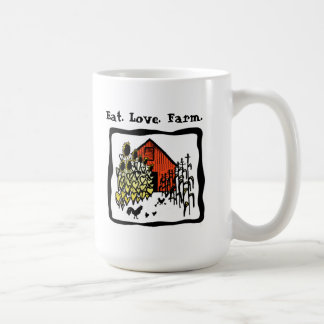 Eat. Love. Farm. Coffee Mug