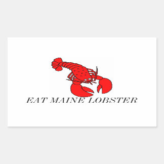 Eat Maine Lobster Stickers