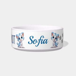 Eat ME or Not Cat and Mouse Personalised Bowl