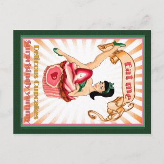 Eat me postcard