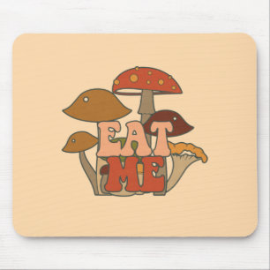 "Eat Me" – Whimsical Mushroom Design Mouse Pad