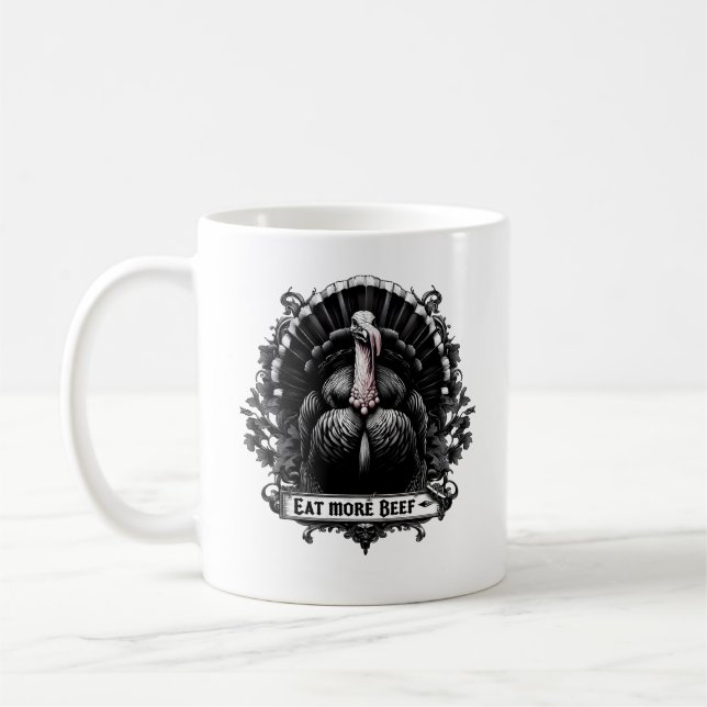 Eat more beef 07 coffee mug (Left)