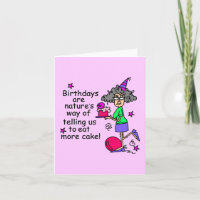 Eat More Cake Birthday Humour