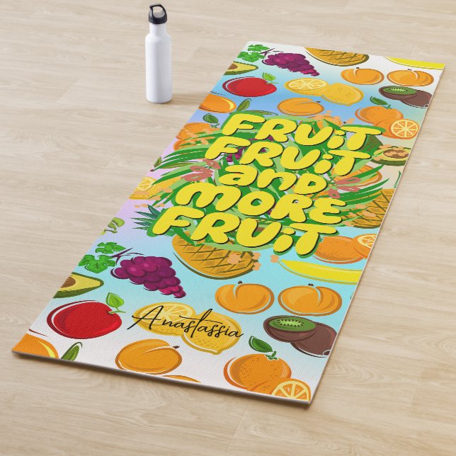 Eat more fruit | motivational healthy food yoga mat (In Situ)