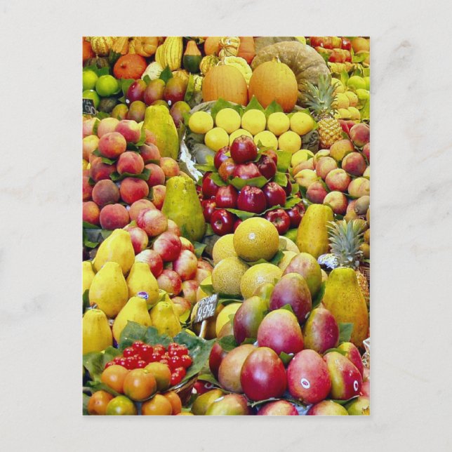 Eat more fruit postcard (Front)