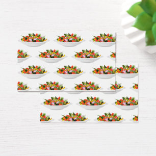 Eat more plants fresh salad motivation lettering