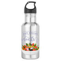 Eat more plants fresh salad motivation lettering