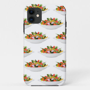 Eat more plants fresh salad motivation lettering iPhone 11 case