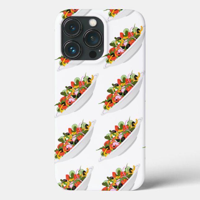 Eat more plants fresh salad motivation lettering Case-Mate iPhone case (Back)