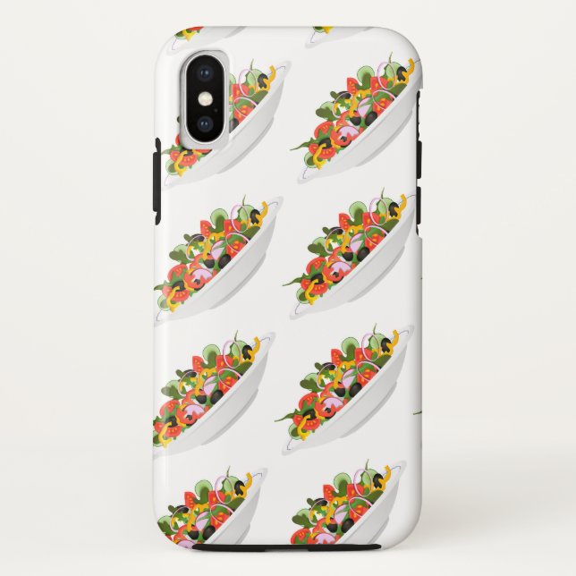 Eat more plants fresh salad motivation lettering Case-Mate iPhone case (Back)