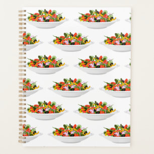 Eat more plants fresh salad motivation lettering planner