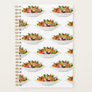 Eat more plants fresh salad motivation lettering planner