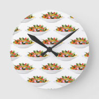 Eat more plants fresh salad motivation lettering