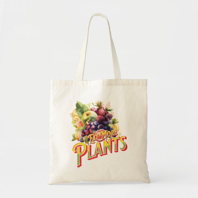 Eat More PlantsTote Bag (Front)