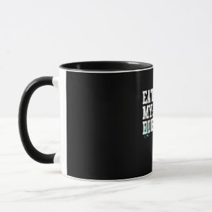 Eat My Bubbles Funny Swimming Gift  Swim Design Mug