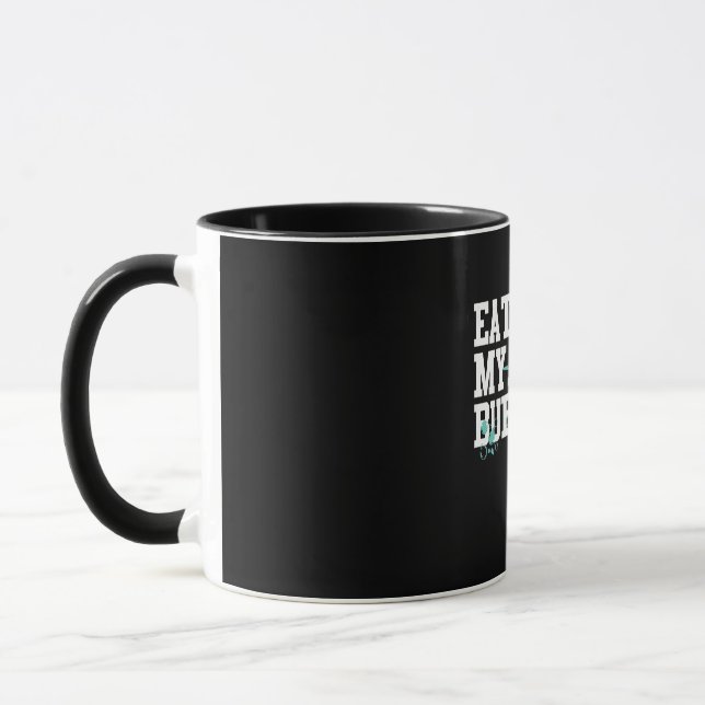 Eat My Bubbles Funny Swimming Gift  Swim Design Mug (Left)