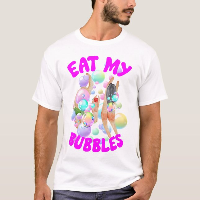 Eat My Bubbles: Summer Swimmers T-Shirt (Front)