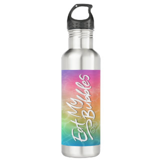 "Eat My Bubbles" Unicorn Bathwater colour Swim Lif 710 Ml Water Bottle
