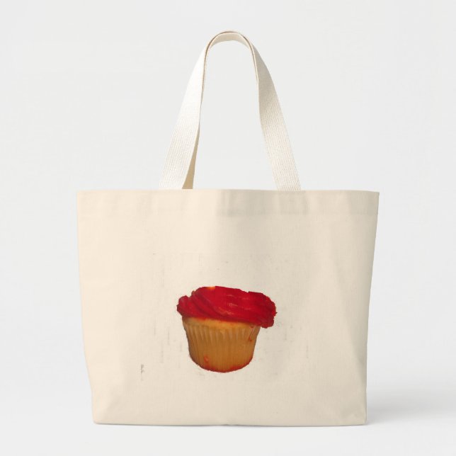 Eat my Cupcake Large Tote Bag (Front)