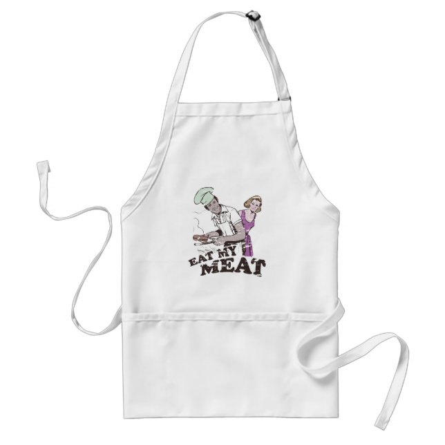 EAT MY MEAT STANDARD APRON (Front)