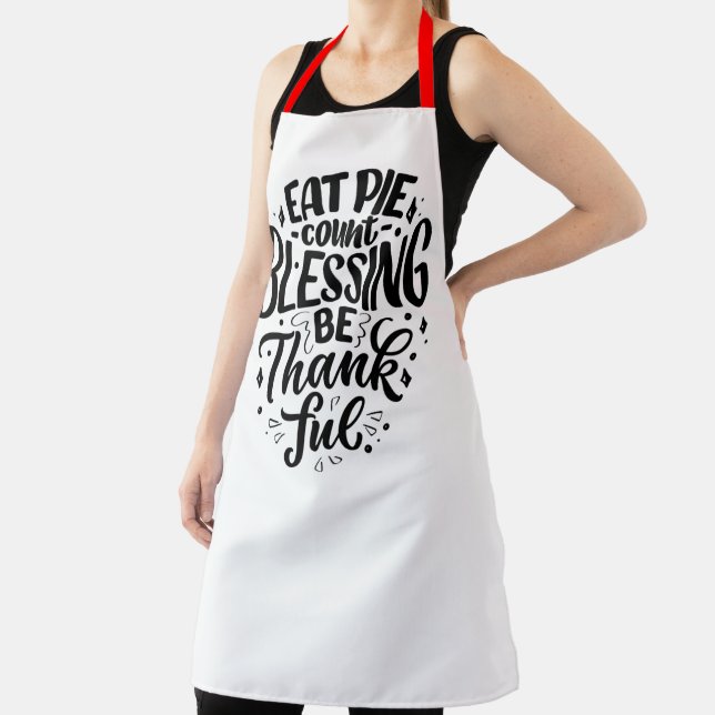 Eat Pie Count Blessing Apron (Insitu)