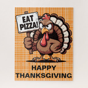 Eat Pizza Turkey Puzzle