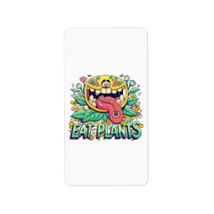 Eat Plants Label